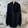 Rick Owens DRKSHDW Porterville Hoodie Black Sz XL