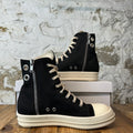 Rick Owens High Lido Black Milk Sneaker Sz 10.5 (43.5)