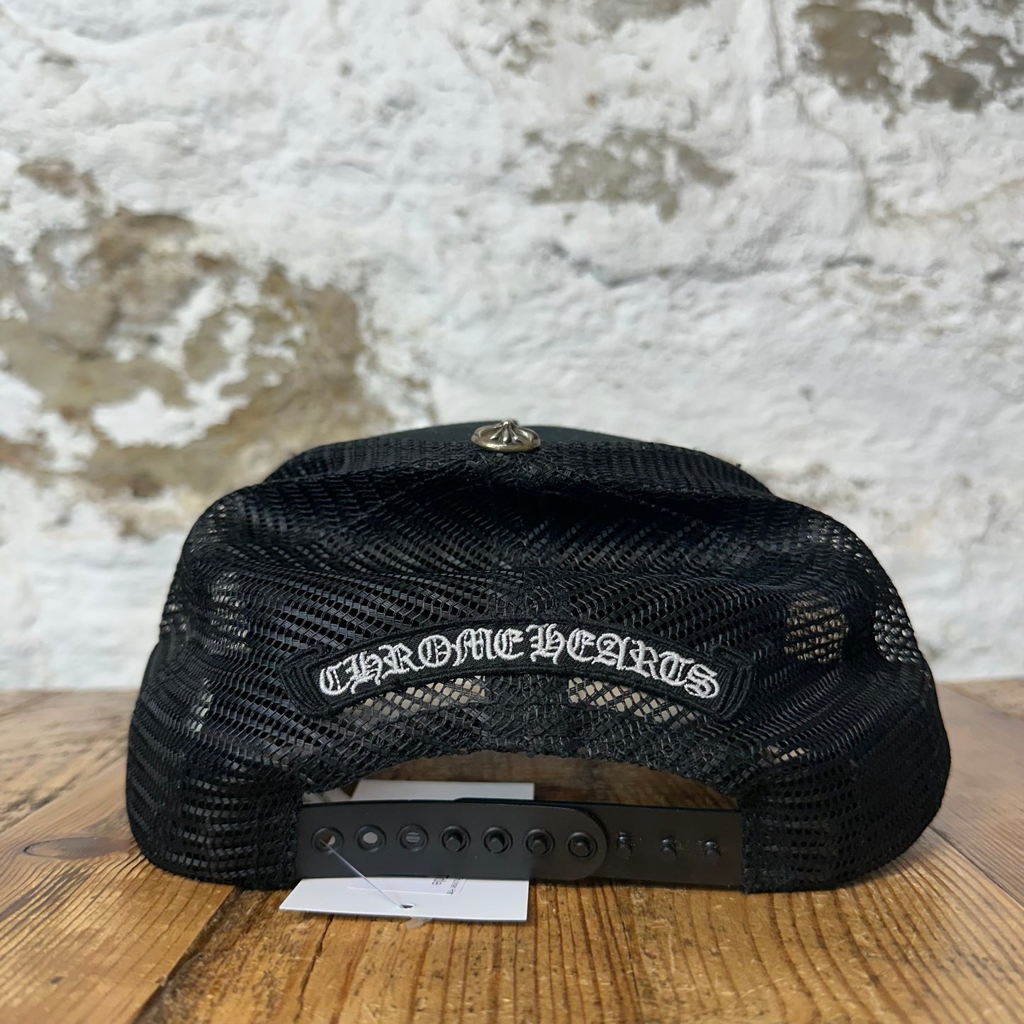 Chrome Hearts Printed Cross Black Trucker Hat