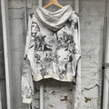 Vale Mural Pullover Hoodie Sz S