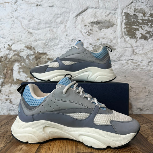 Dior B22 Grey White Blue Sneaker Sz 10 (43)