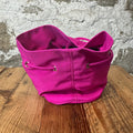 Balenciaga Wheel Drawstring Pink Nylon Bucket Bag