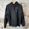 Supreme Devil S Logo Black Hoodie Sz S