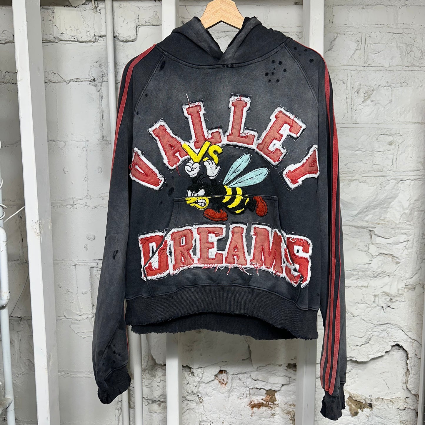 Vale Anthem Track Hoodie Black Sz M