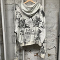 Vale Forever Mural Grey Hoodie Sz M
