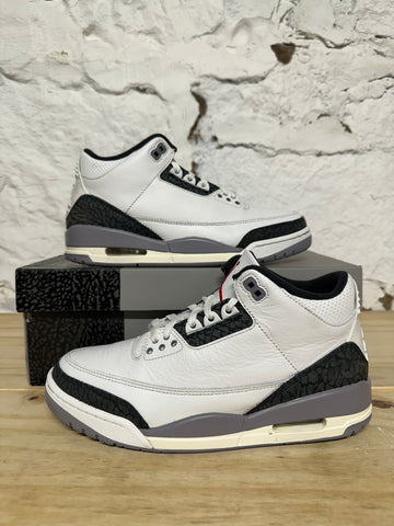 Air Jordan 3 Cement Grey Sz 8