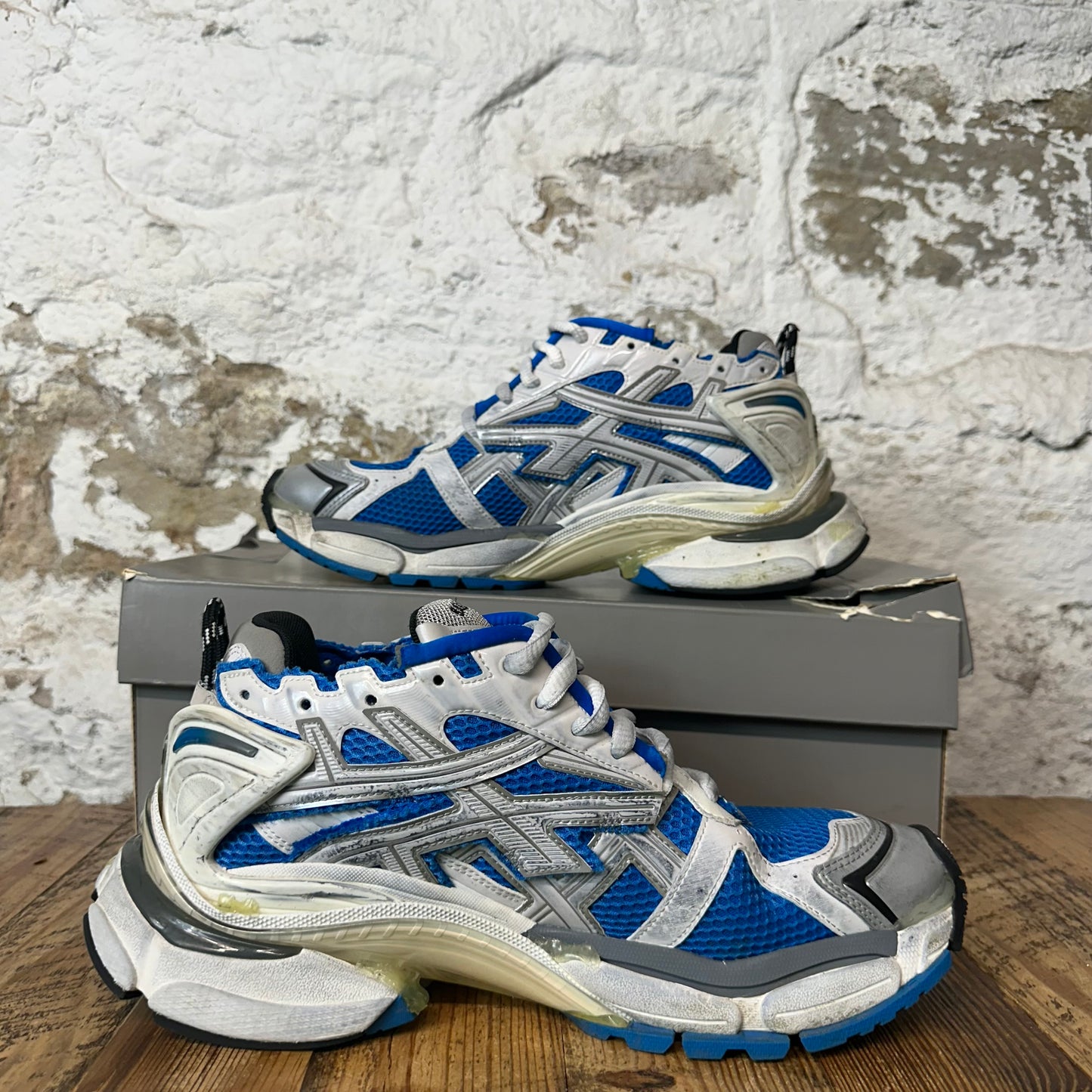 Balenciaga Runner Blue Grey White Sneaker Sz 10 (43)