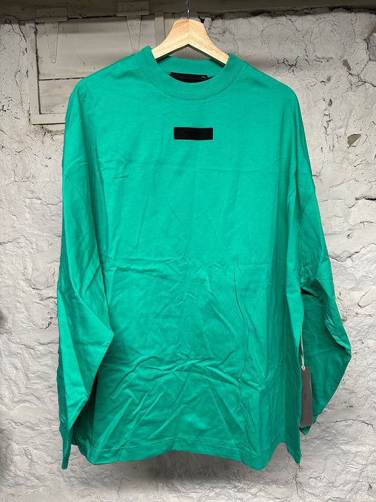 FOG Essentials Green L/S T-Shirt Sz M DS