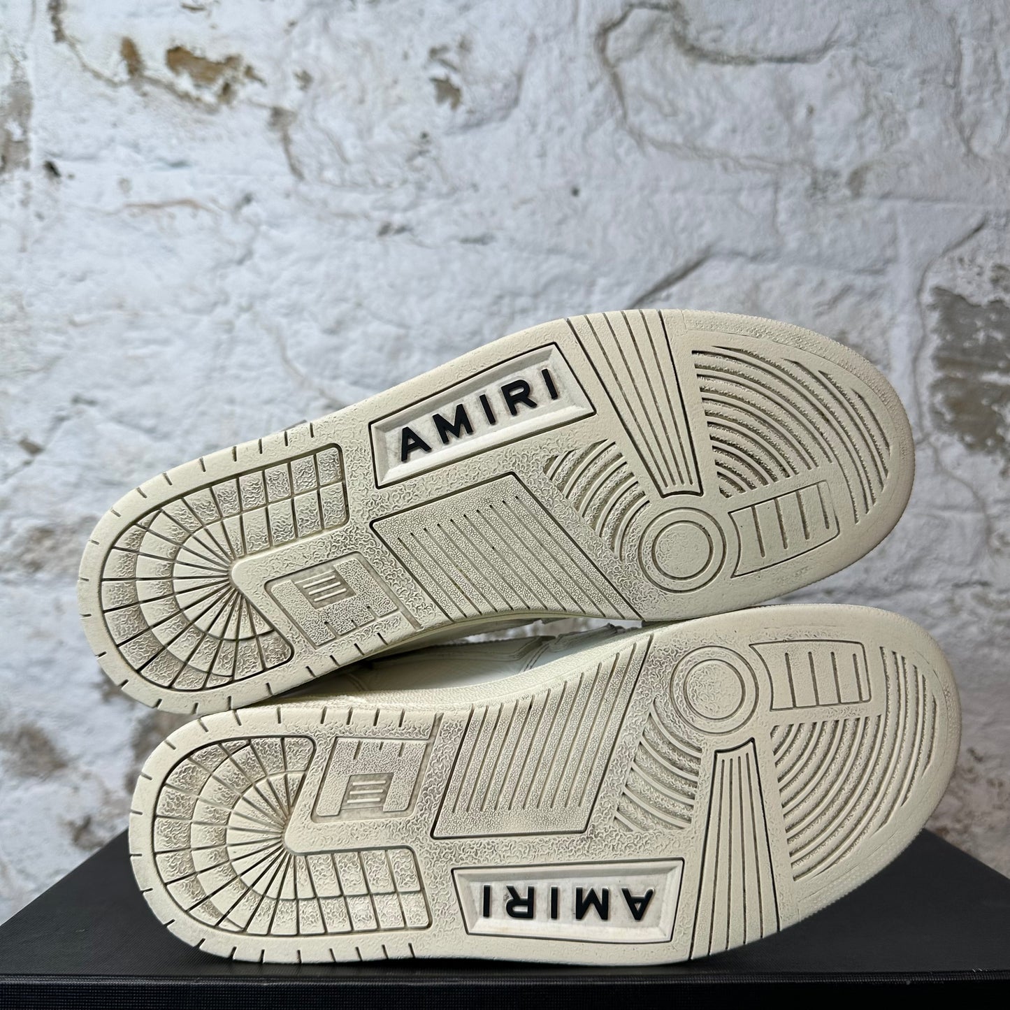 Amiri High Skeleton Triple White Sneaker Sz 10 (43)