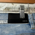 Amiri MA Drip Blue Denim Jeans Sz 28