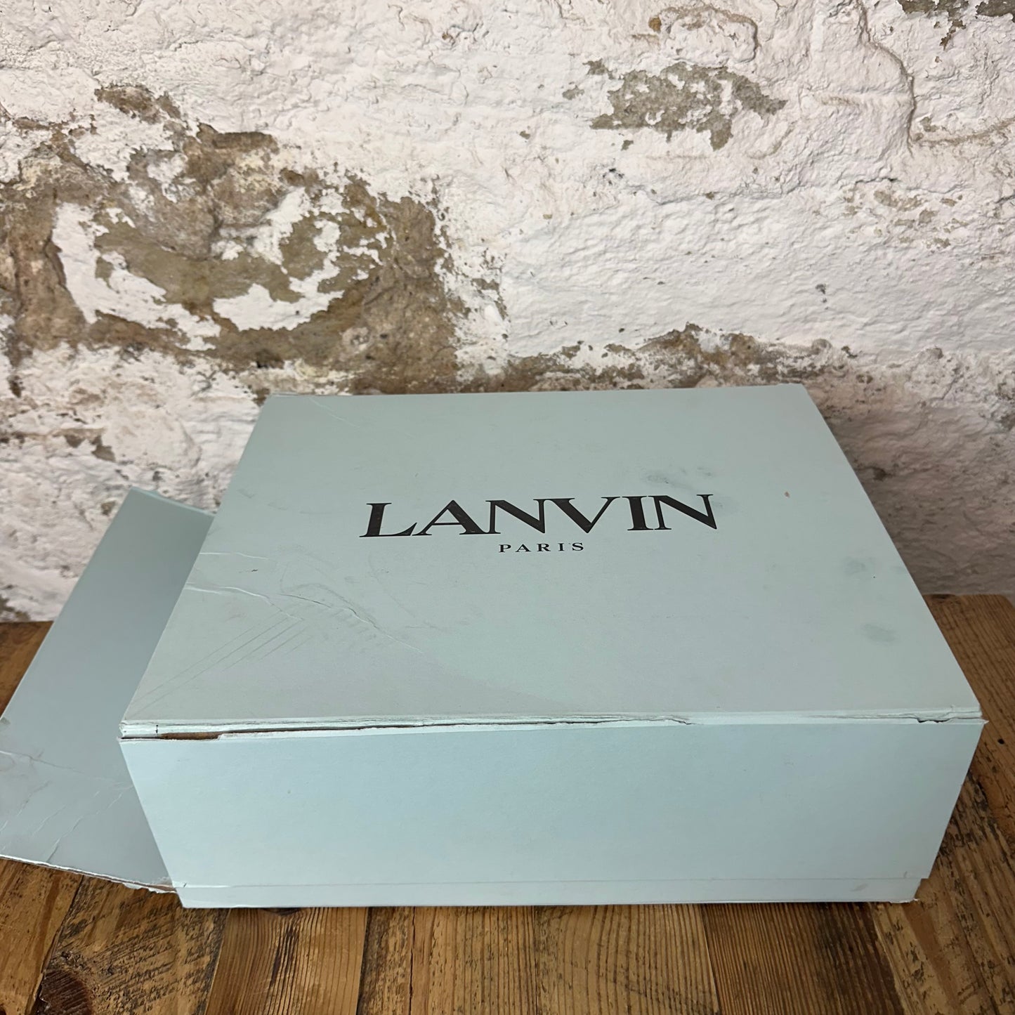 Lanvin Curb Red Lace White Sneaker Sz 10 (43)