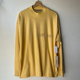 NEW Essentials Long Sleeve Tee Yellow Sz S