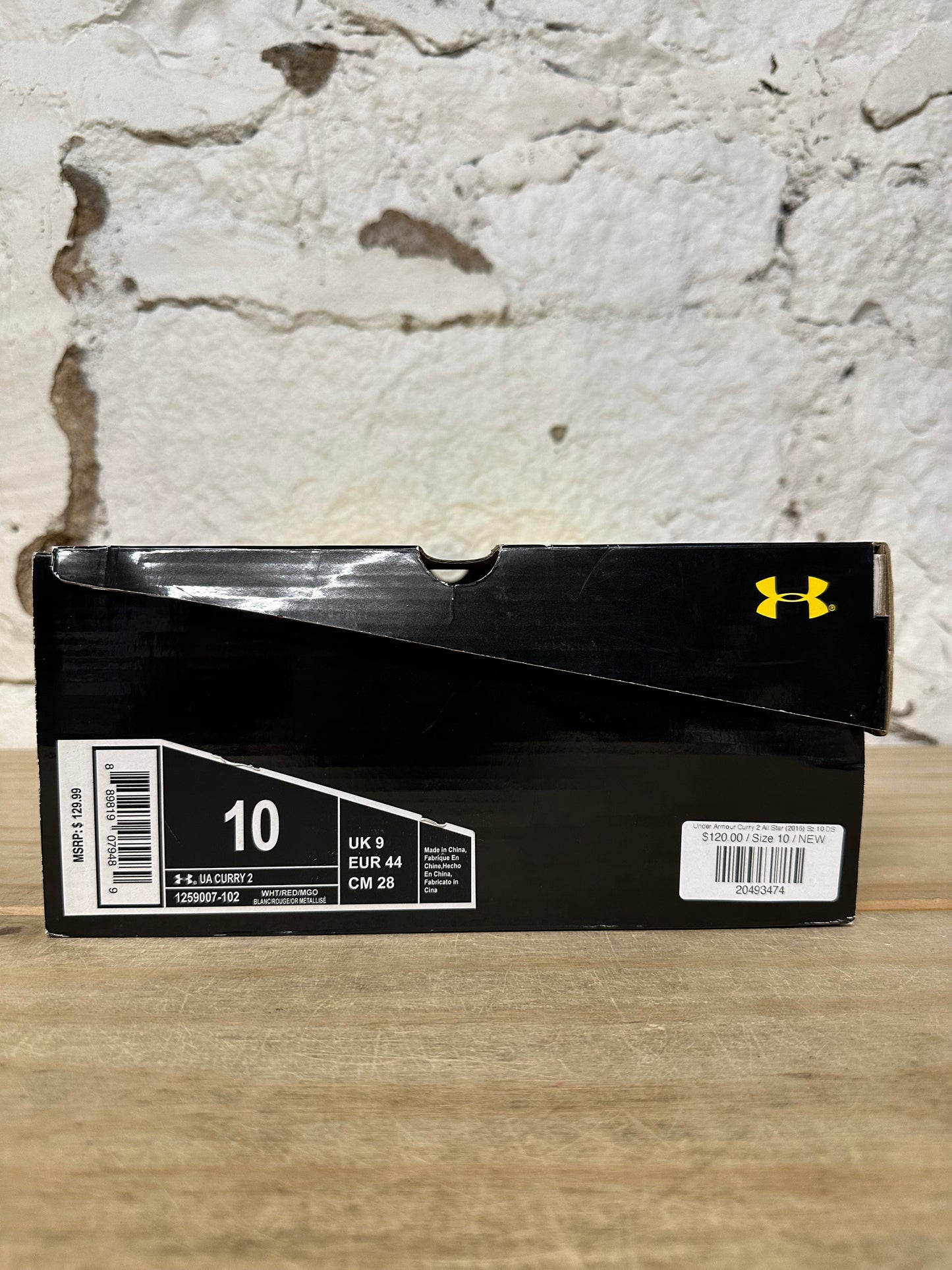 Under Armour Curry 2 All Star (2016) Sz 10 DS