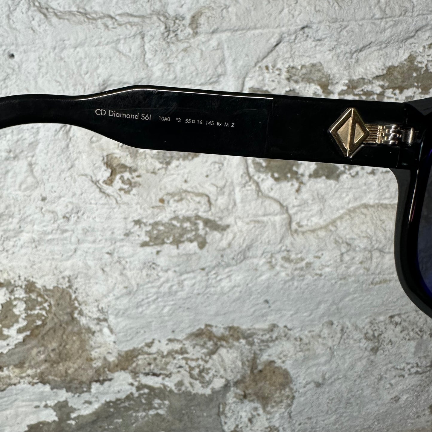 Dior CD Diamond Black Sunglasses W/ Case