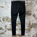 Amiri MX1 Camo Patch Black Denim Jeans Sz 29