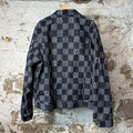 Louis Vuitton Distorted Damier Denim Jacket Sz XL (56) DS
