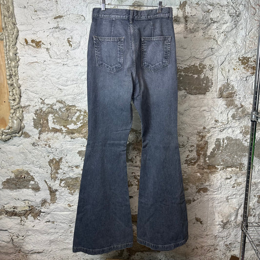 RIck Owens Bolans Bootcut Grey Denim Jeans Sz 29