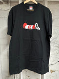 Supreme Cat In The Hat Black T-Shirt Sz L