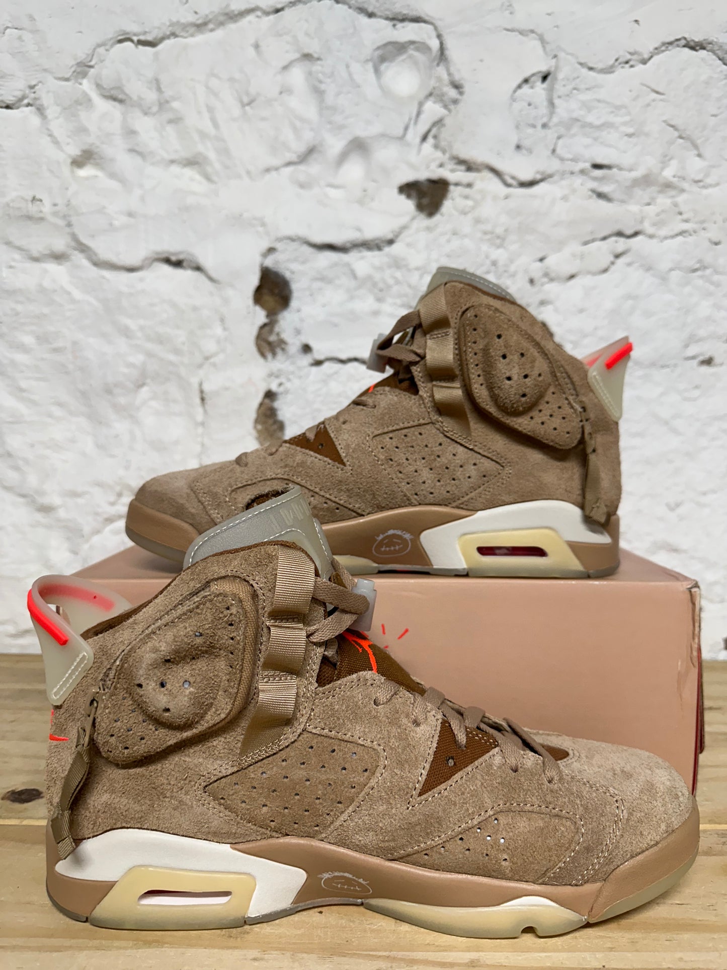 Air Jordan 6 Travis Scott British Khaki Sz 10.5