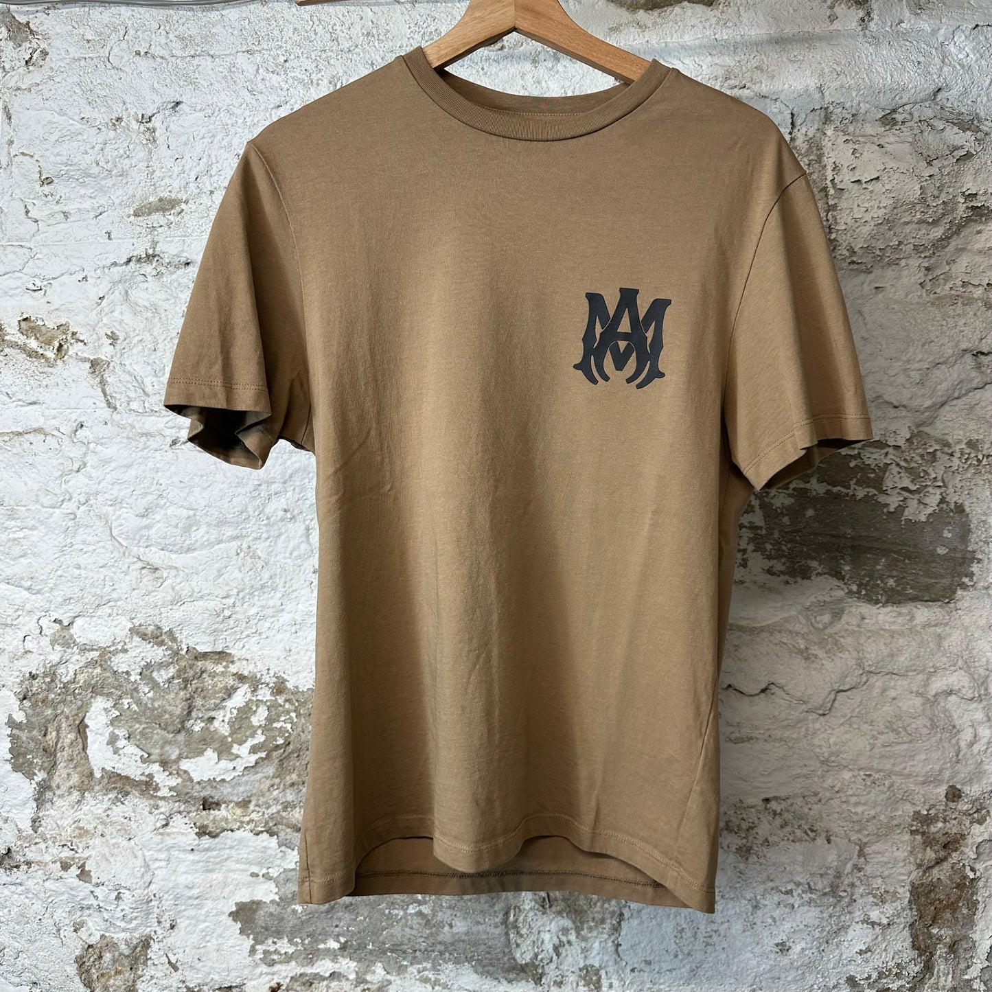 Amiri Grey MA T-Shirt Tan Sz S