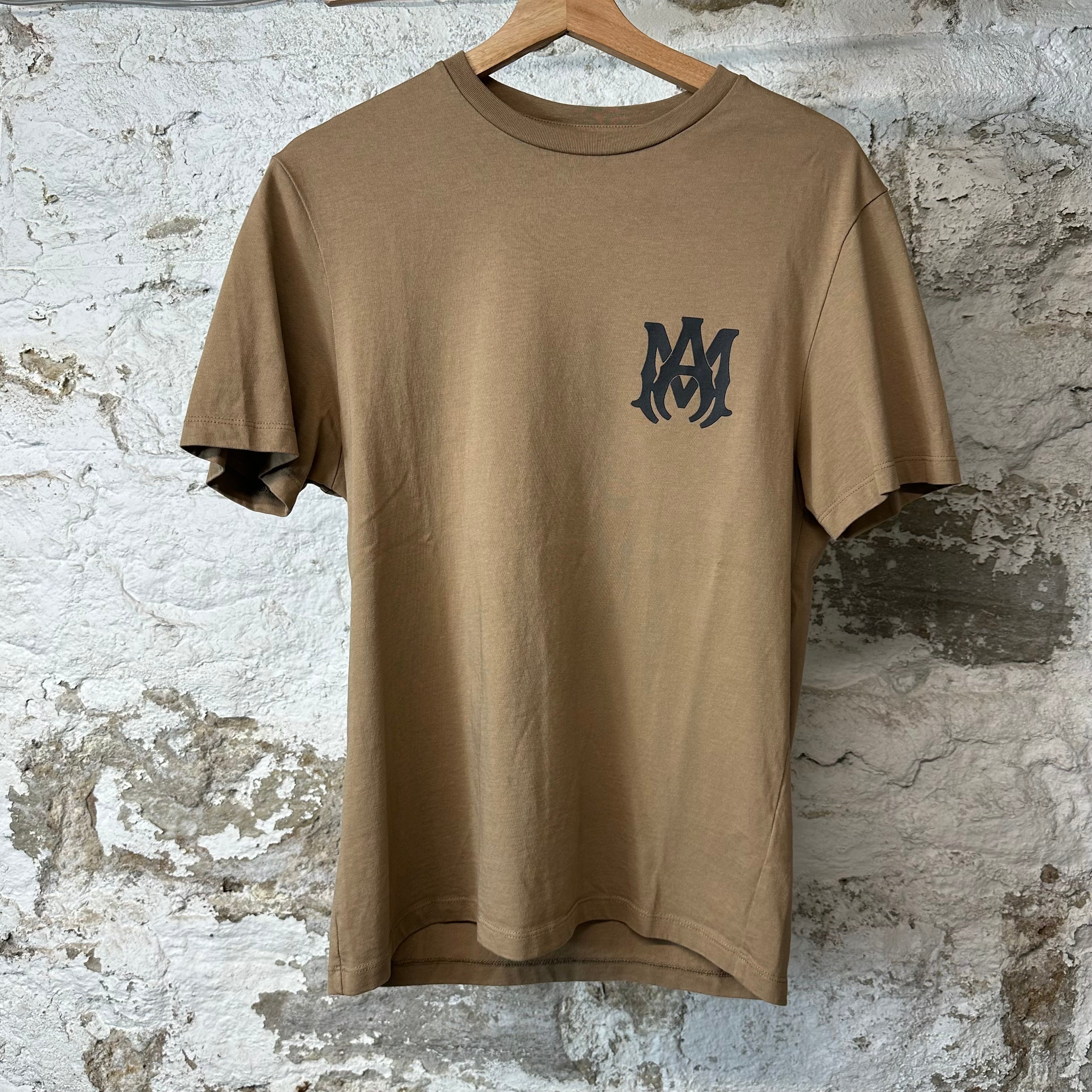 Amiri Grey MA T-Shirt Tan Sz S