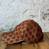 Gucci Orange Silver Monogram Hat