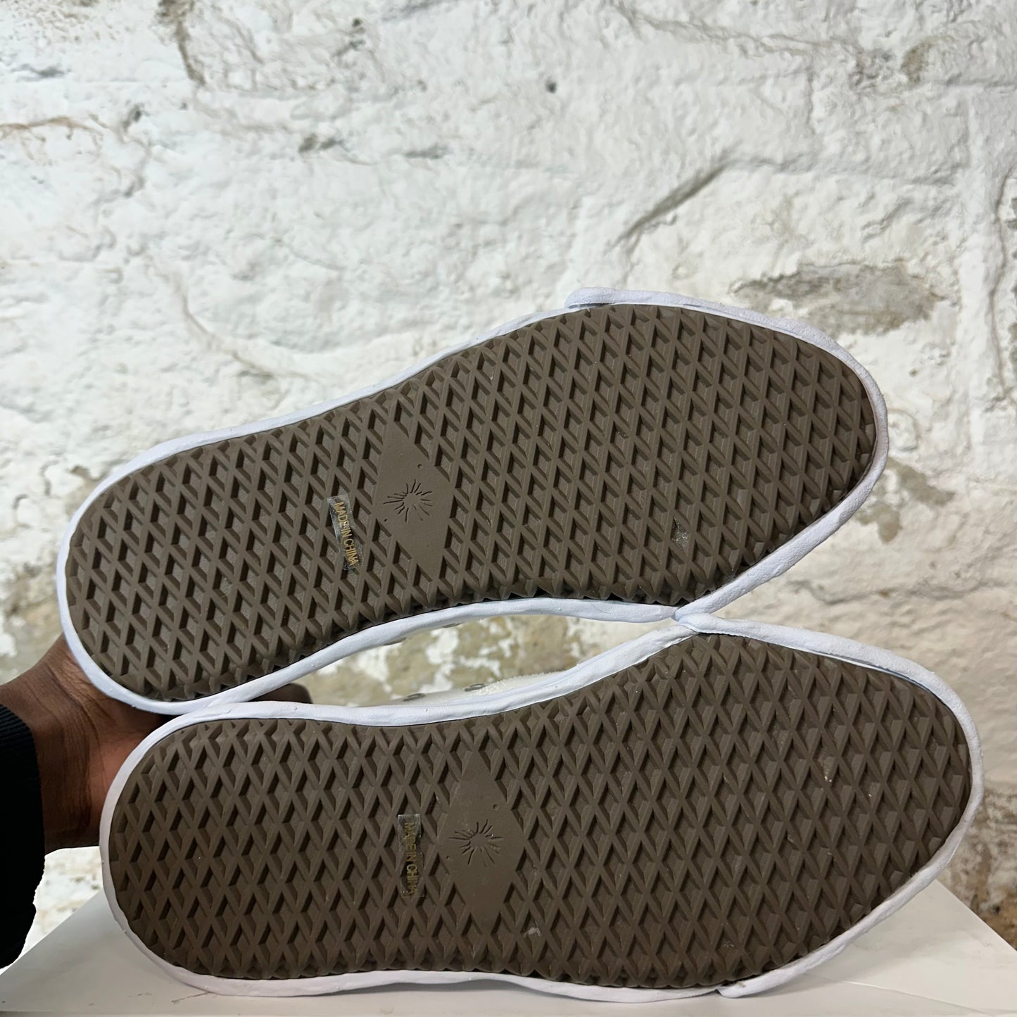 Maison Mihara Triple White Hank Sneaker Sz 7 (40) DS