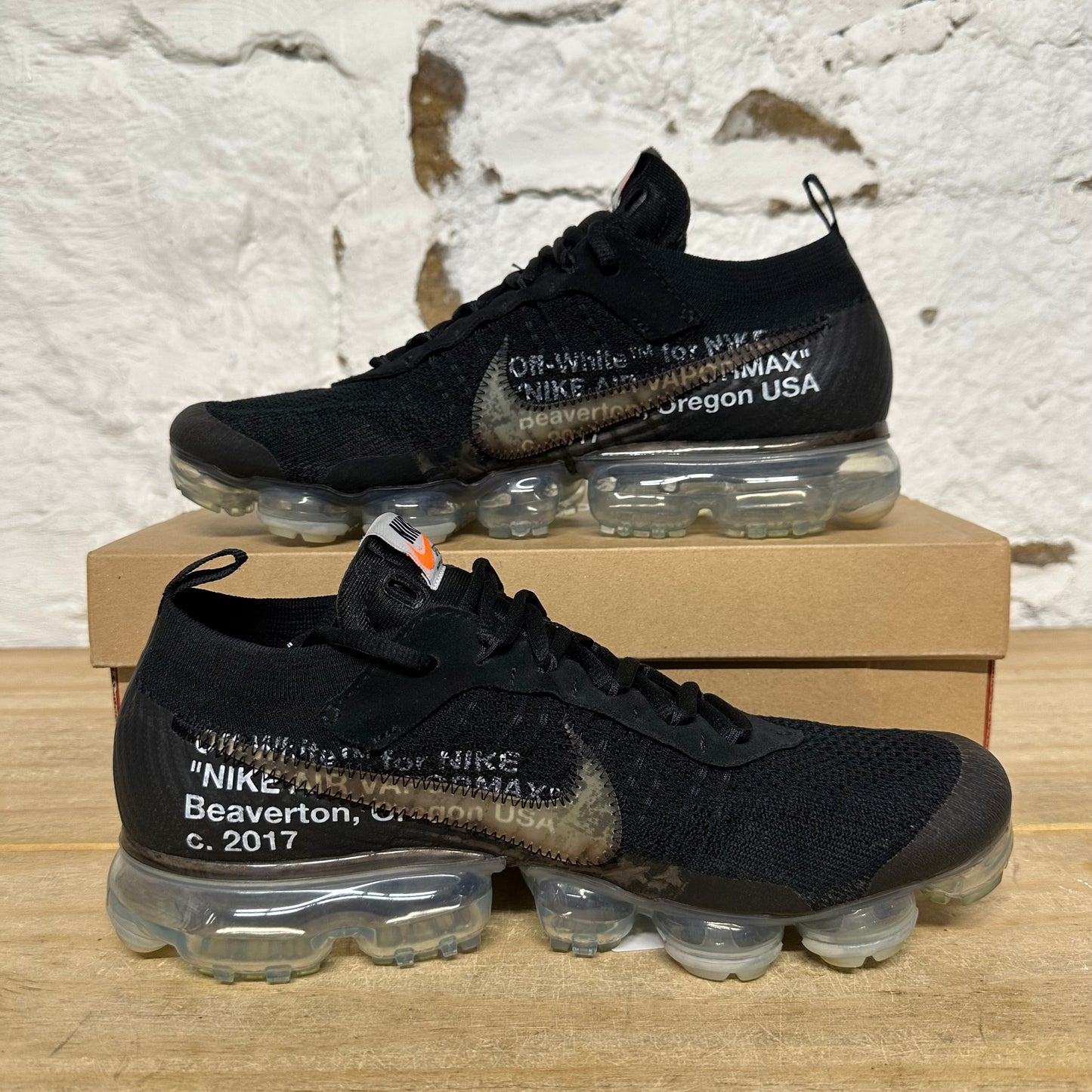 Nike Air VaporMax FK Off-White Black Sz 10.5