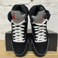 Air Jordan 5 Black Metallic Sz 8.5 DS