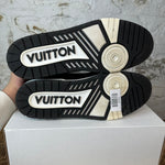 Louis Vuitton White Black Trainer Sz 10.5 (9LV) No Box