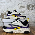Dior B22 White Black Purple Sneaker Sz 10 (43) No Box