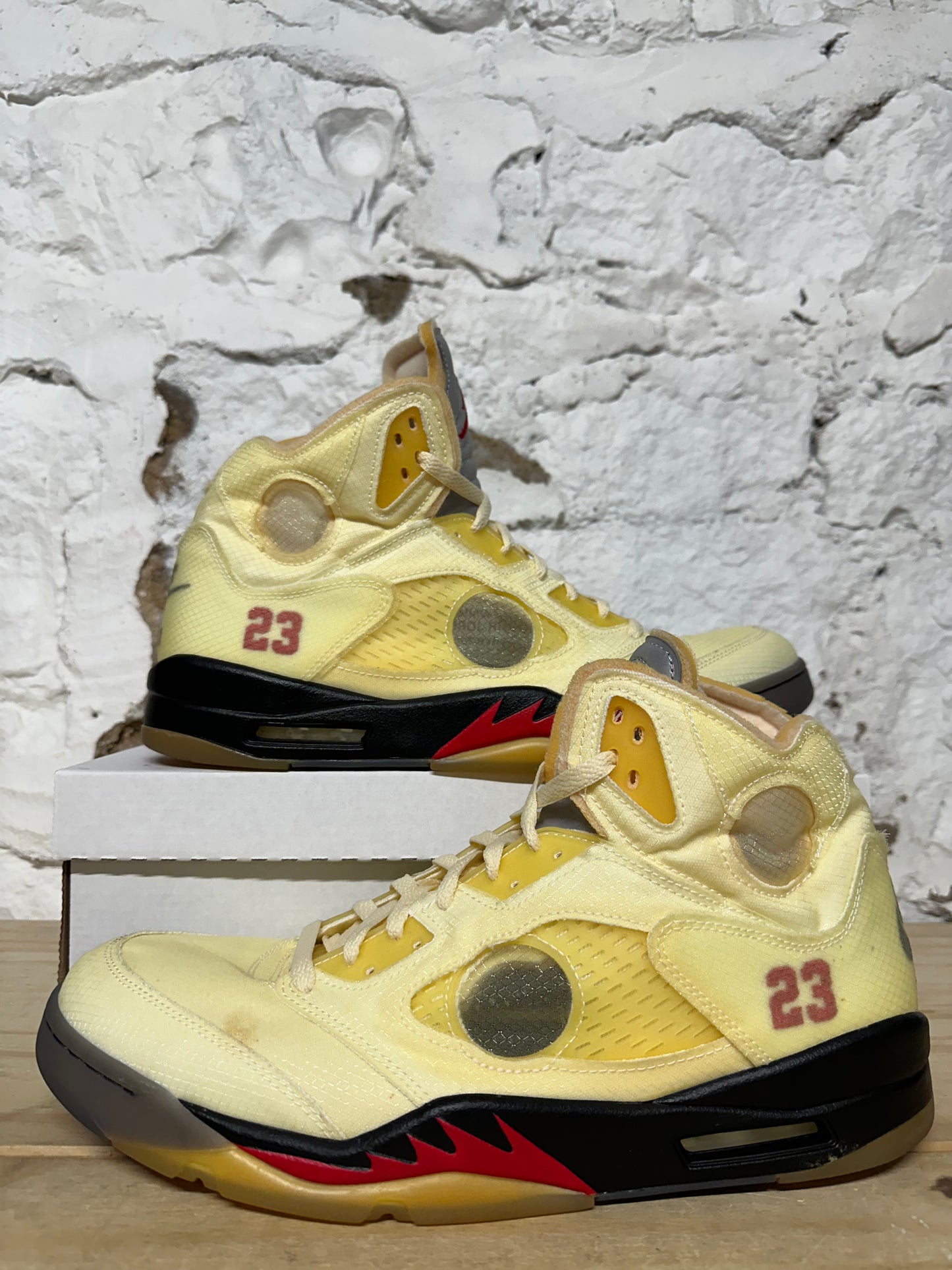 Air Jordan 5 Off-White Sail Sz 14