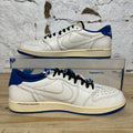 Air Jordan 1 Low Travis Scott Fragment Sail Military Blue Sz 13
