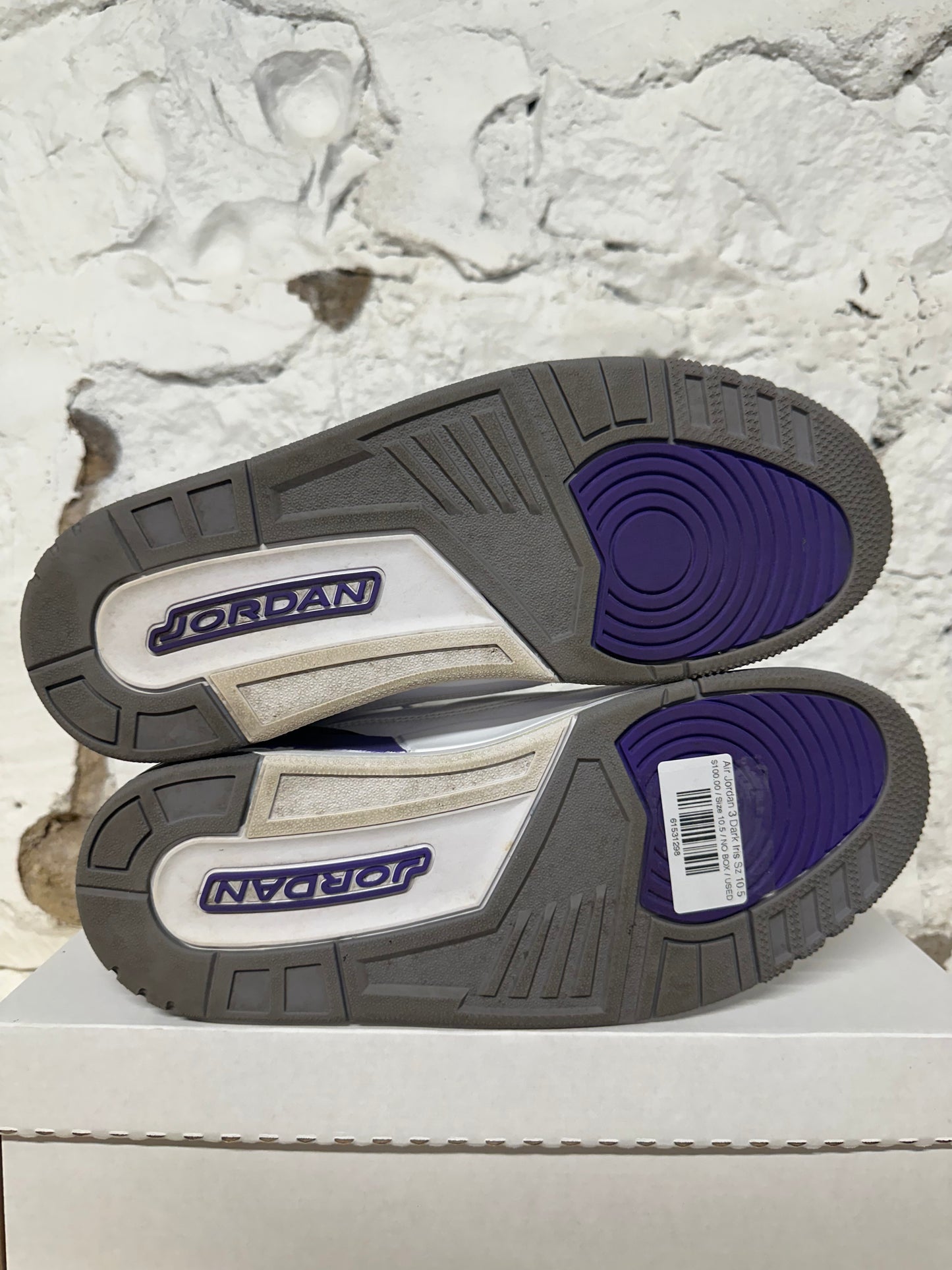 Air Jordan 3 Dark Iris Sz 10.5