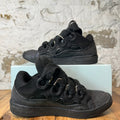 Lanvin Curb Triple Black Glitter Sneaker Sz 12 (45)