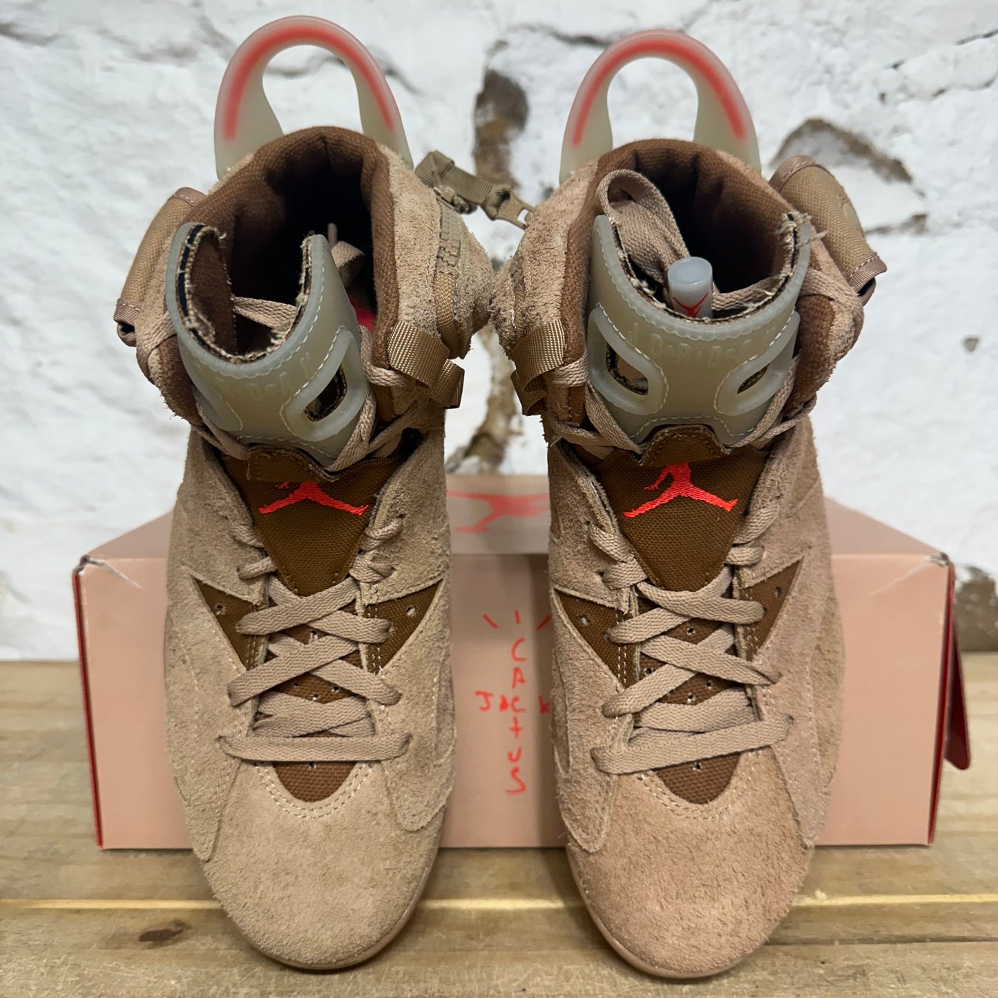 Air Jordan 6 Travis Scott British Khaki Sz 8