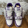 Louis Vuitton Purple White Strap Trainer Sneaker Sz 10 (8.5LV)