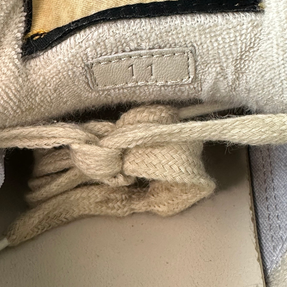 Gucci Screener Blue Denim Canvas Sneaker Sz 11
