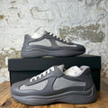 Prada Americas Cup Grey Rubber Sneaker Sz 10 (43)