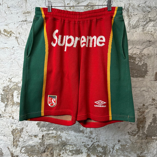 Supreme Umbro Knit Shorts Sz Red Sz S