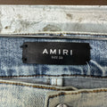 Amiri Plain Washed Blue Denim Jeans Sz 33