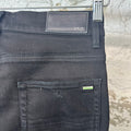 Amiri MX1 Brown Suede Black Denim Jeans Sz 30