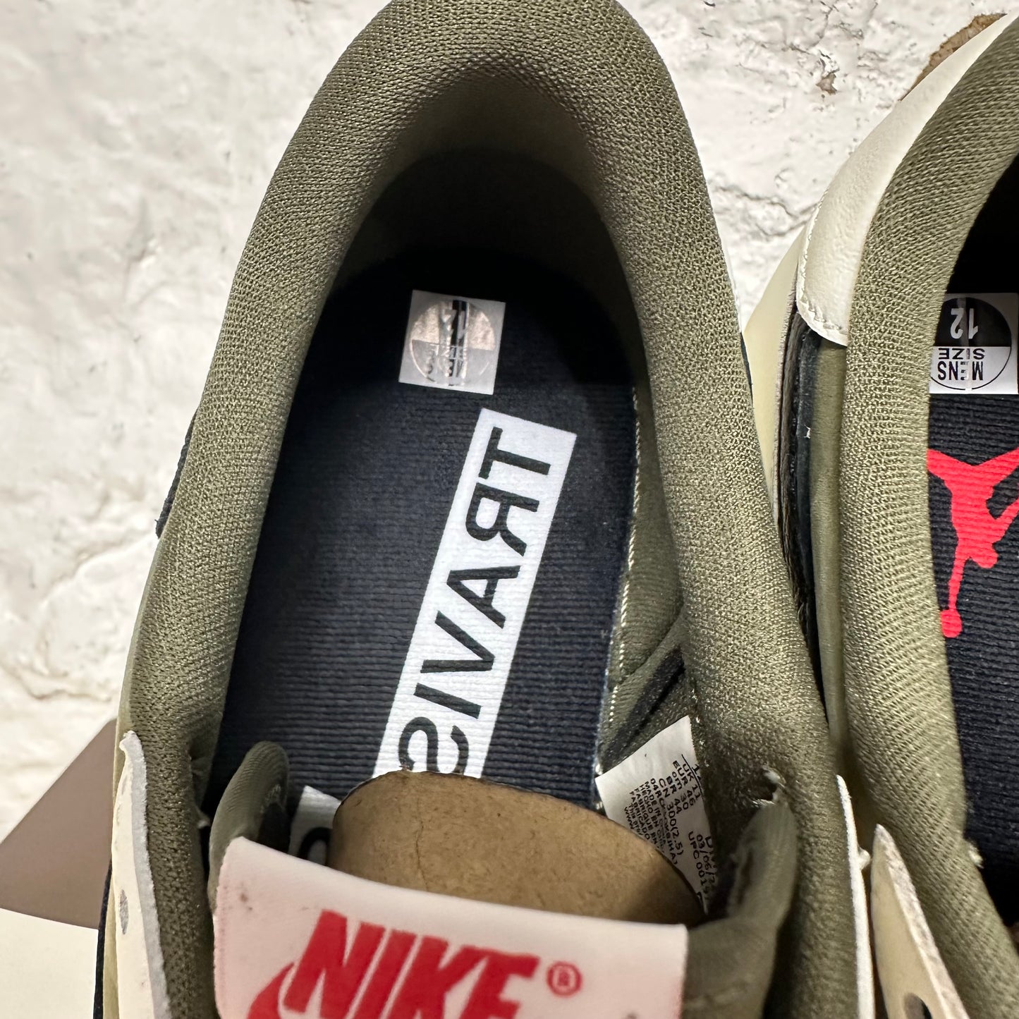 Air Jordan 1 Low Travis Scott Medium Olive Sz 12 DS