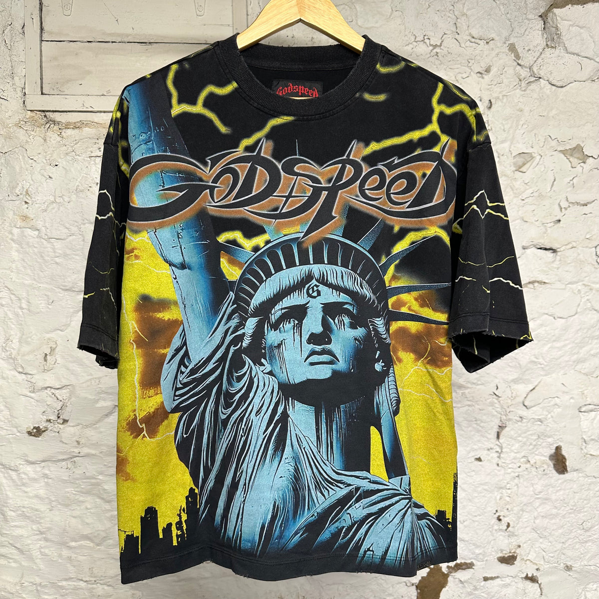Godspeed Voltage Liberty T-Shirt Black Sz M