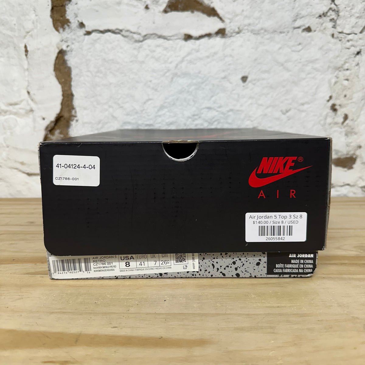 Air Jordan 5 Top 3 Sz 8