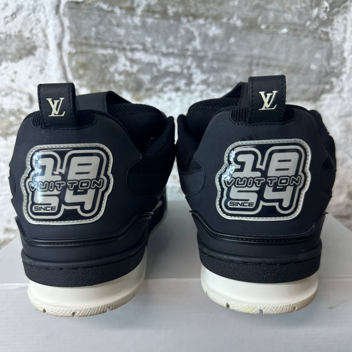 Louis Vuitton Black White Skate Sneaker Sz 11.5 (10LV)