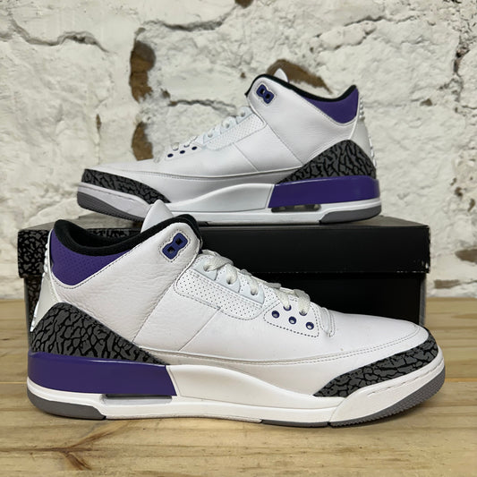 Air Jordan 3 Dark Iris Sz 13