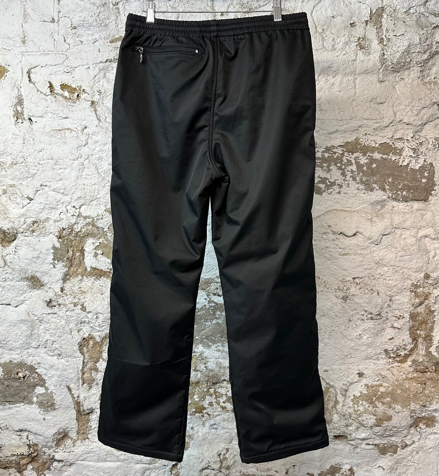 Needles Pinstripe Lounge Nylon Pants Black Sz S