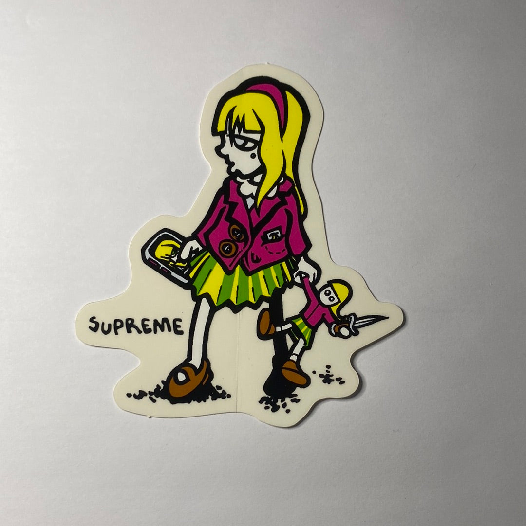 Supreme Andy Howell Suzy Switchblade Sticker – The Gallery Online
