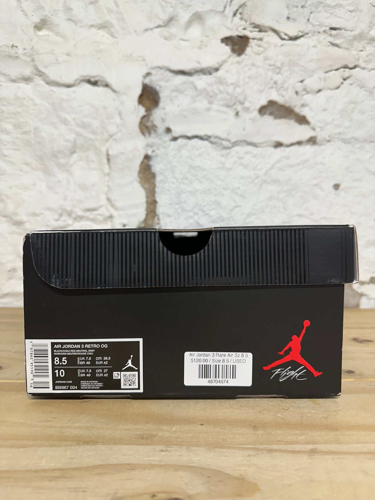 Air Jordan 3 Rare Air Sz 8.5